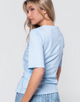 Sonia Top (Light Blue) - Top - Yakira Bella