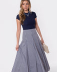 Sonoma Skirt (Blue Stripe) - Skirt - Yakira Bella