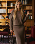 Sorina Skirt (Brown) - Skirt - Yakira Bella