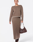 Sorina Skirt (Brown) - Skirt - Yakira Bella