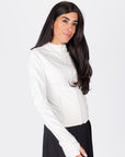 Stride Jacket (White) - Top - Yakira Bella