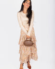 Suri Skirt (Beige/Multi) - Skirt - Yakira Bella