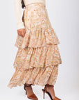 Suri Skirt (Beige/Multi) - Skirt - Yakira Bella