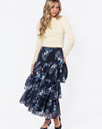 Suri Skirt (Black Pattern) - Skirt - Yakira Bella