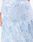 Suri Skirt (Blue Flower) - Skirt - Yakira Bella
