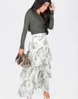 Suri Skirt (Green) - Skirt - Yakira Bella