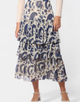 Suri Skirt (Ivory Navy) - Skirt - Yakira Bella