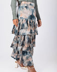 Suri Skirt (Ivory/Green) - Skirt - Yakira Bella