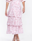 Suri Skirt (Pink Flower) - Skirt - Yakira Bella