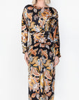 SYDNEY DRESS (BLACK FLOWER) - Dress - Yakira Bella
