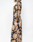 SYDNEY DRESS (BLACK FLOWER) - Dress - Yakira Bella