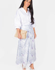 SYLVIE SKIRT (BLUE/GREY) - Skirt - Yakira Bella