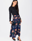 Sylvie Skirt (Blue/Red) - Skirt - Yakira Bella