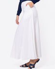 Talia Skirt (White) - Skirt - Yakira Bella