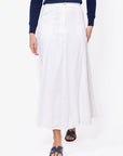 Talia Skirt (White) - Skirt - Yakira Bella