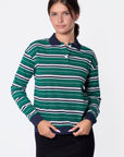 Tamara Top (Green Navy) - Top - Yakira Bella
