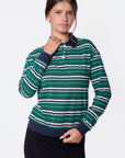 Tamara Top (Green Navy) - Top - Yakira Bella