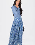 Tansy Skirt (Blue) - Skirt - Yakira Bella