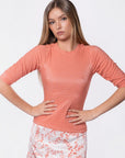 Tara Top (Coral) - Top - Yakira Bella