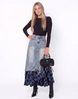 Tayla Skirt (Blue) - Skirt - Yakira Bella