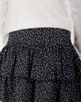 Tessa Skirt 20" (Black Polka Dot) - Skirt - Yakira Bella