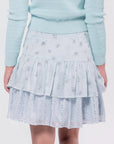 Tessa Skirt (Blue Flower) - Skirt - Yakira Bella