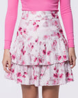 Tessa Skirt (Pink/White) - Skirt - Yakira Bella