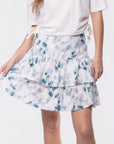 Tessa Skirt (Teal/White) - Skirt - Yakira Bella