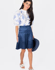 TINA SKIRT 20" (NAVY) - Skirt - Yakira Bella