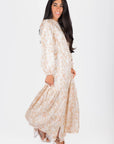 Valentina Dress (Beige) - Dress - Yakira Bella