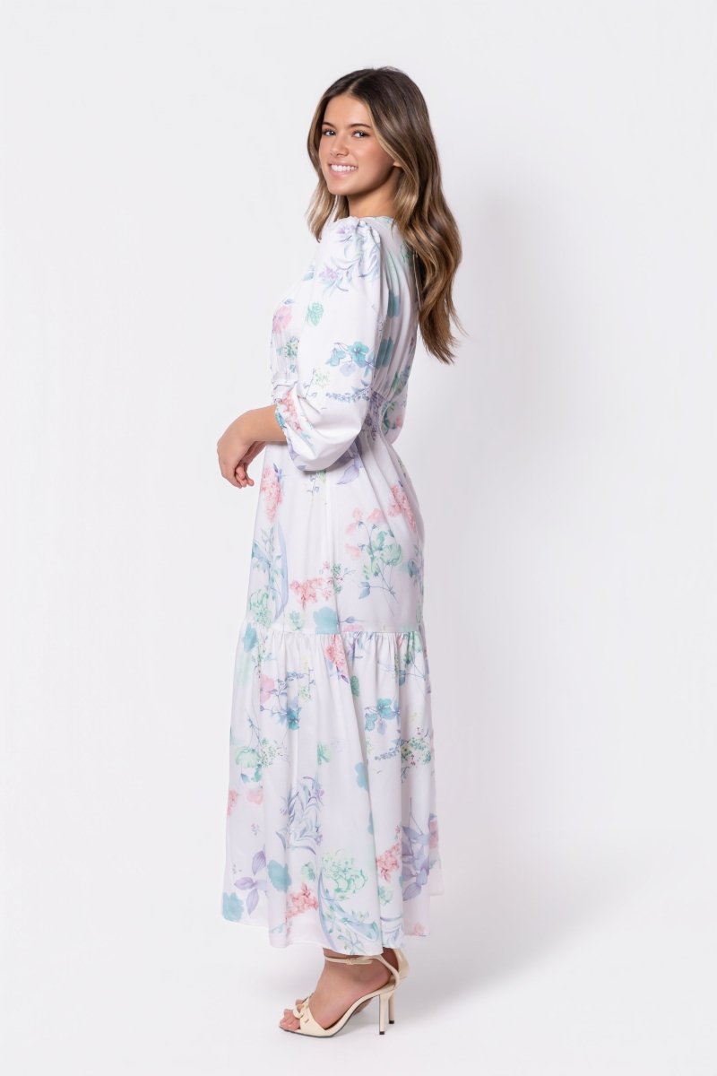 Valentina Dress (Ivory Green) L