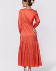 Valentina Dress (Orange) - Dress - Yakira Bella