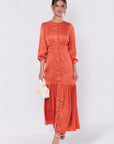 Valentina Dress (Orange) - Dress - Yakira Bella
