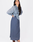 VEDA DRESS (BLUE) - Dress - Yakira Bella