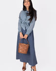 VEDA DRESS (BLUE) - Dress - Yakira Bella
