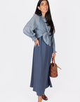 VEDA DRESS (BLUE) - Dress - Yakira Bella