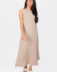 VEDA DRESS (KHAKI) - Dress - Yakira Bella