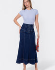 Vera Skirt (Dark Blue) - Skirt - Yakira Bella