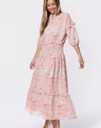 Victoria Dress (Pink Yellow) - Dress - Yakira Bella