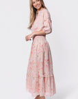 Victoria Dress (Pink Yellow) - Dress - Yakira Bella