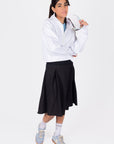 WARM UP SWEATSHIRT (WHITE) - Top - Yakira Bella