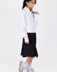 WARM UP SWEATSHIRT (WHITE) - Top - Yakira Bella