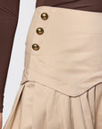 Wendy Skirt (Beige) - Skirt - Yakira Bella