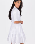 WRENLEY DRESS 36" (WHITE) - Dress - Yakira Bella