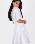 WRENLEY DRESS 36" (WHITE) - Dress - Yakira Bella