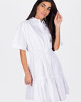 WRENLEY DRESS 36" (WHITE) - Dress - Yakira Bella