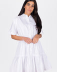 WRENLEY DRESS 36" (WHITE) - Dress - Yakira Bella