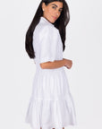 WRENLEY DRESS 36" (WHITE) - Dress - Yakira Bella