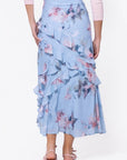 Zella Skirt (Blue Pattern) - Skirt - Yakira Bella