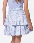 Zena Skirt 20" (Light Blue Flower) - Skirt - Yakira Bella